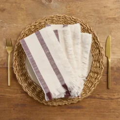 Sawyer Stripe Napkin 4 Pack