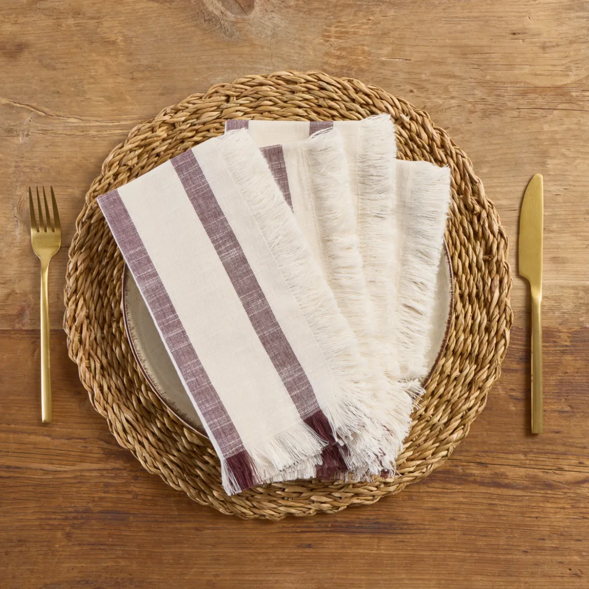 Sawyer Stripe Napkin 4 Pack