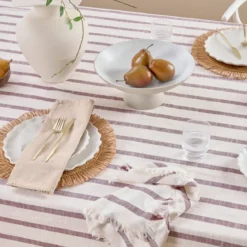 Sawyer Stripe Table Cloth