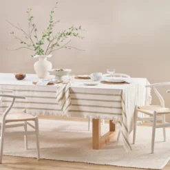 Sawyer Stripe Table Cloth