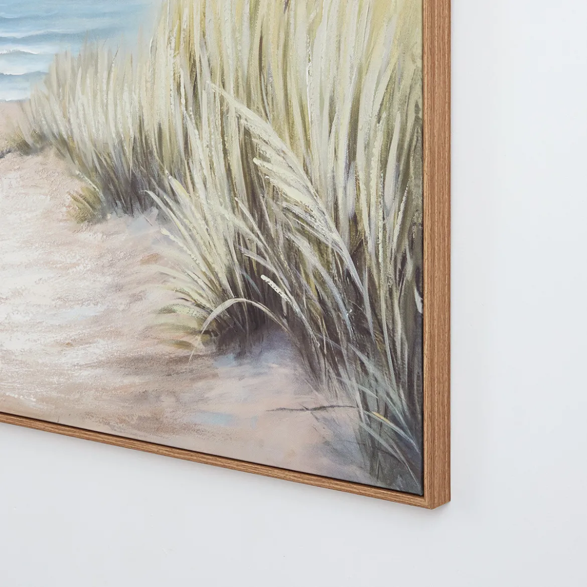 Seaside Reflections Framed Canvas Wall Art