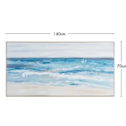 Serene Framed Canvas Wall Art