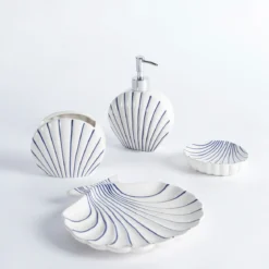 Shell Stripe Bathroom Accessories