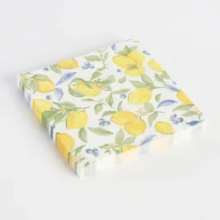 Sicily Lemon Paper Napkin 20 Pack