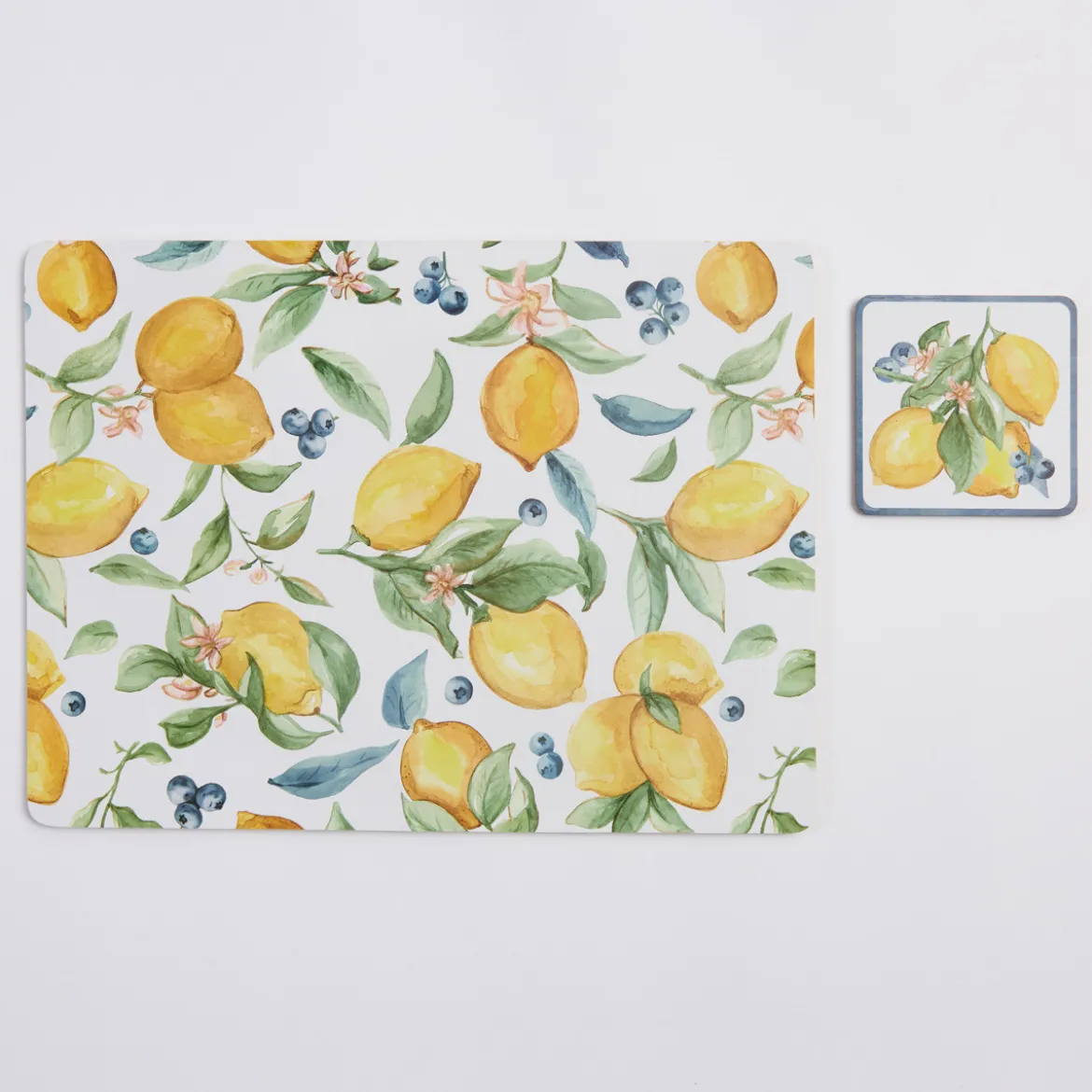 Sicily Lemons Cork Placemat Set of 6