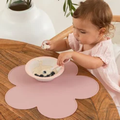 Silicone Flower Kids Placemat