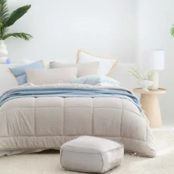 Snoozi Cube Natural Microfibre Comforter Set