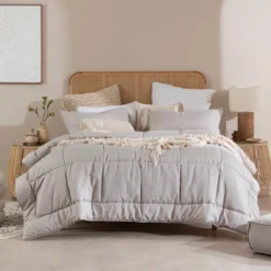 Snoozi Cube Natural Microfibre Comforter Set
