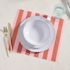 Stripe Paper Placemat 24 Pack