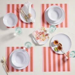 Stripe Paper Placemat 24 Pack