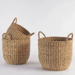 Sutton Round Basket with Handles