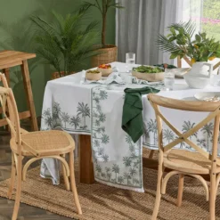 Tahiti Green Reversible Table Runner