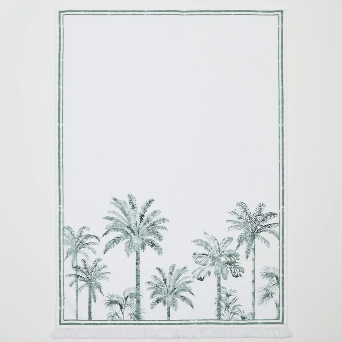 Tahiti Green Tea Towel Set of 2