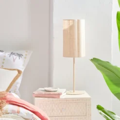 Talstone Linen 69cm Table Lamp