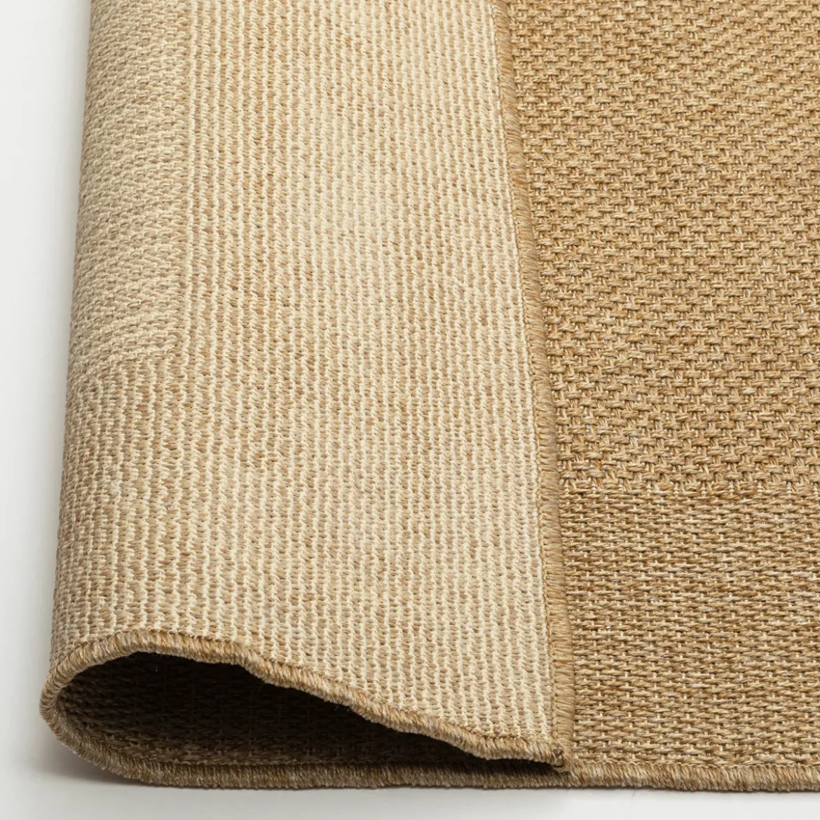 Tannum Natural Border Outdoor Rug