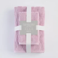 Taylor Bath Towel & Hand Towel Pack