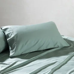 400TC Bamboo Cotton Queen Pillowcase Pair