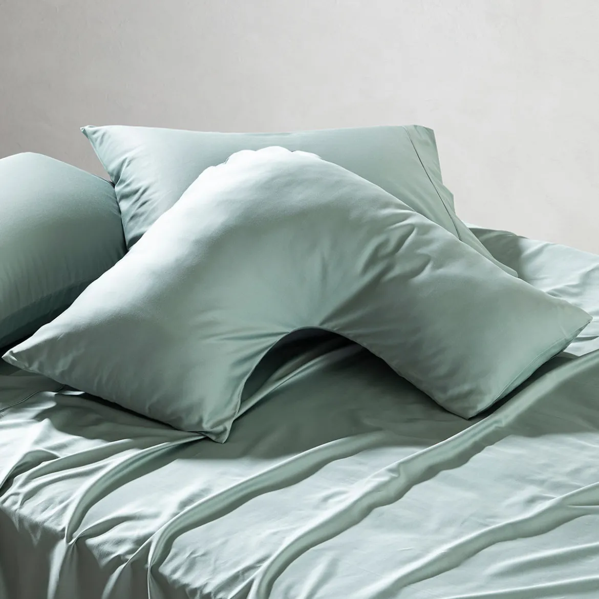 400TC Bamboo Cotton U Shape Pillowcase