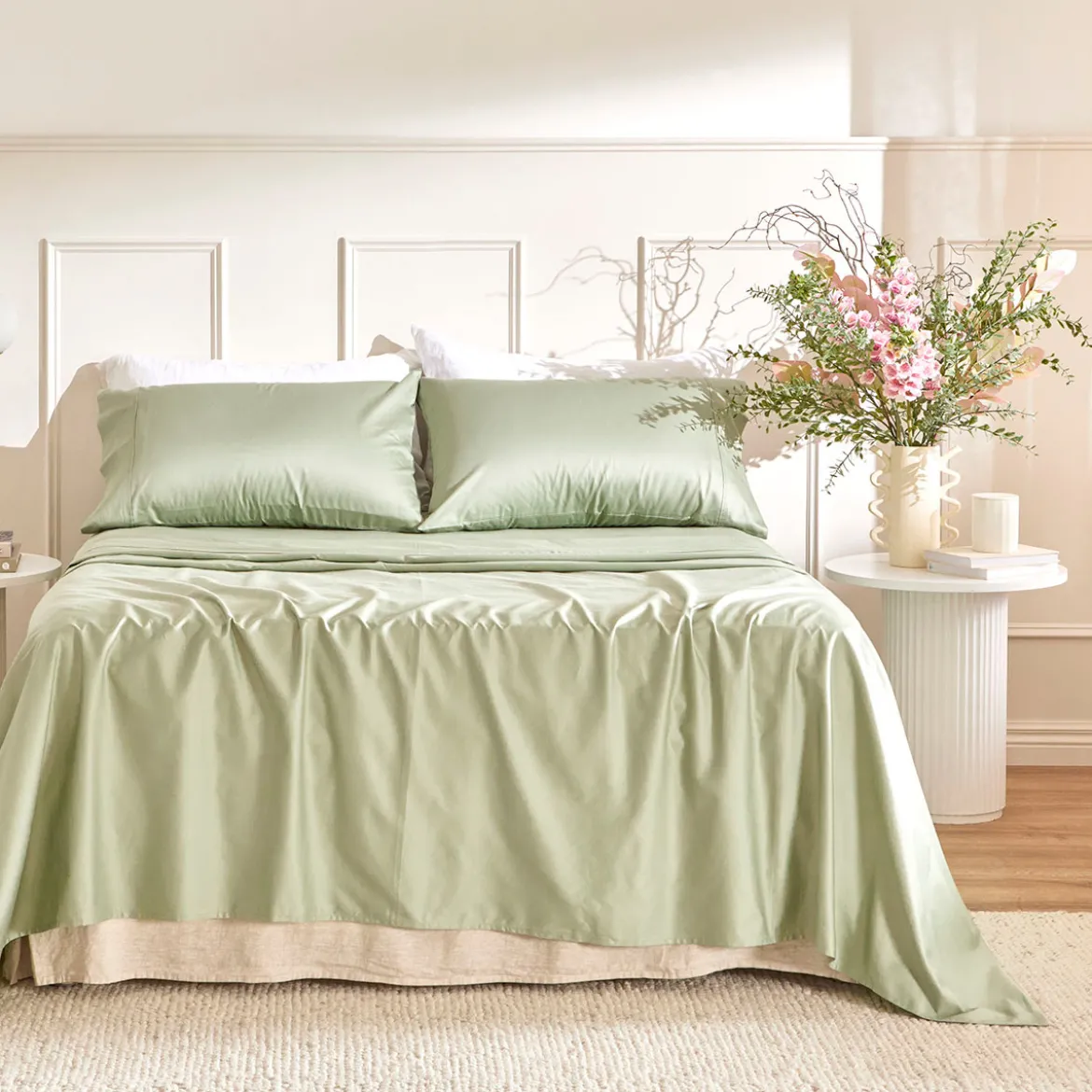 500TC Cotton Sateen Sheet Set