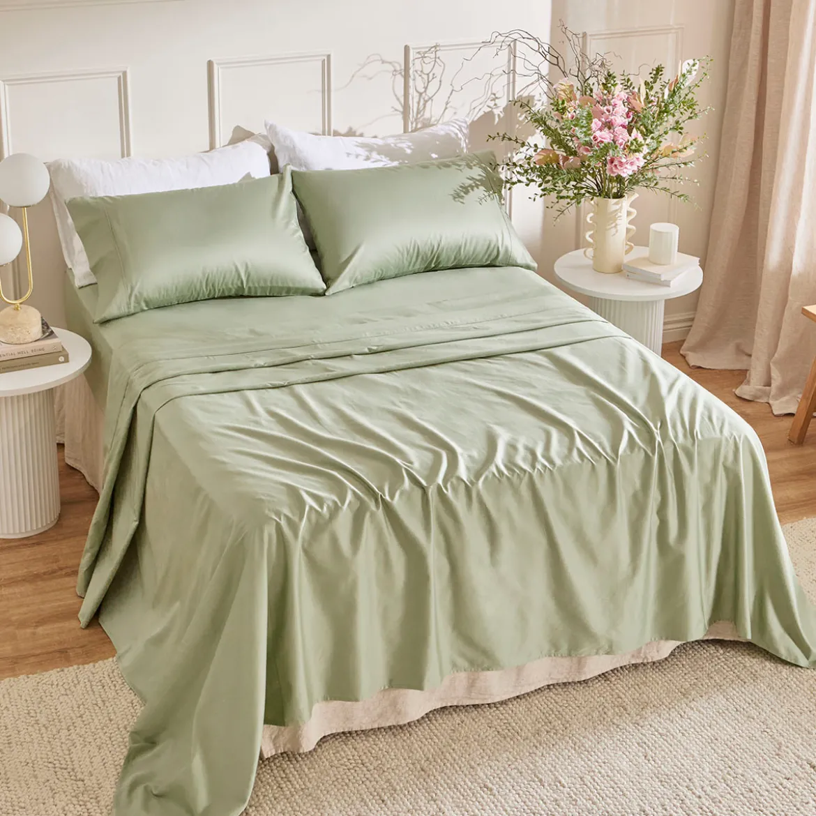 500TC Cotton Sateen Sheet Set