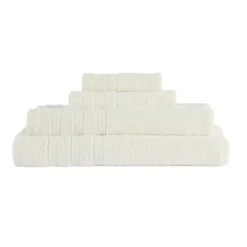 Tempo White Cotton Towel Range