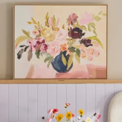 The Vase Garden Framed Canvas Wall Art