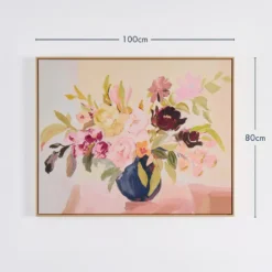 The Vase Garden Framed Canvas Wall Art