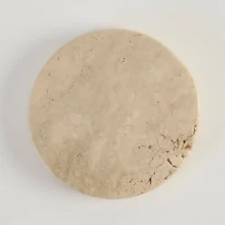 Travertine Marble Coaster Set of 2