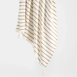 Vale Stripe Chenille Extra large Throw