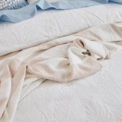 Vera Boucle Stripe Extra Large Throw