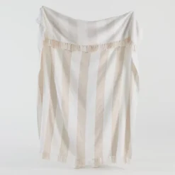 Vera Boucle Stripe Extra Large Throw