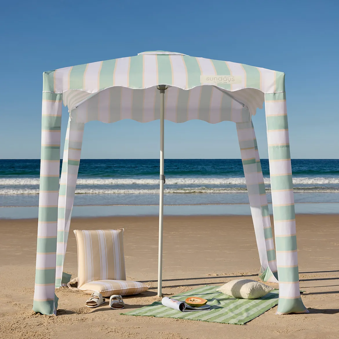 Vista Stripe Scalloped Cabana