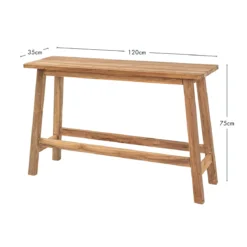 Ward Recycled Teak Console Table