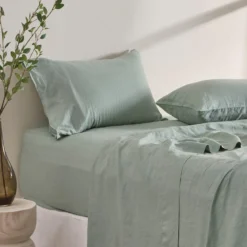 Washed Linen Fitted Sheet