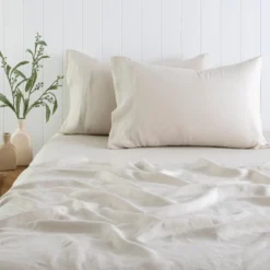 Washed Linen Fitted Sheet