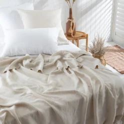 Washed Linen Fitted Sheet