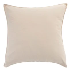 Washed Linen Look Natural European Pillowcase