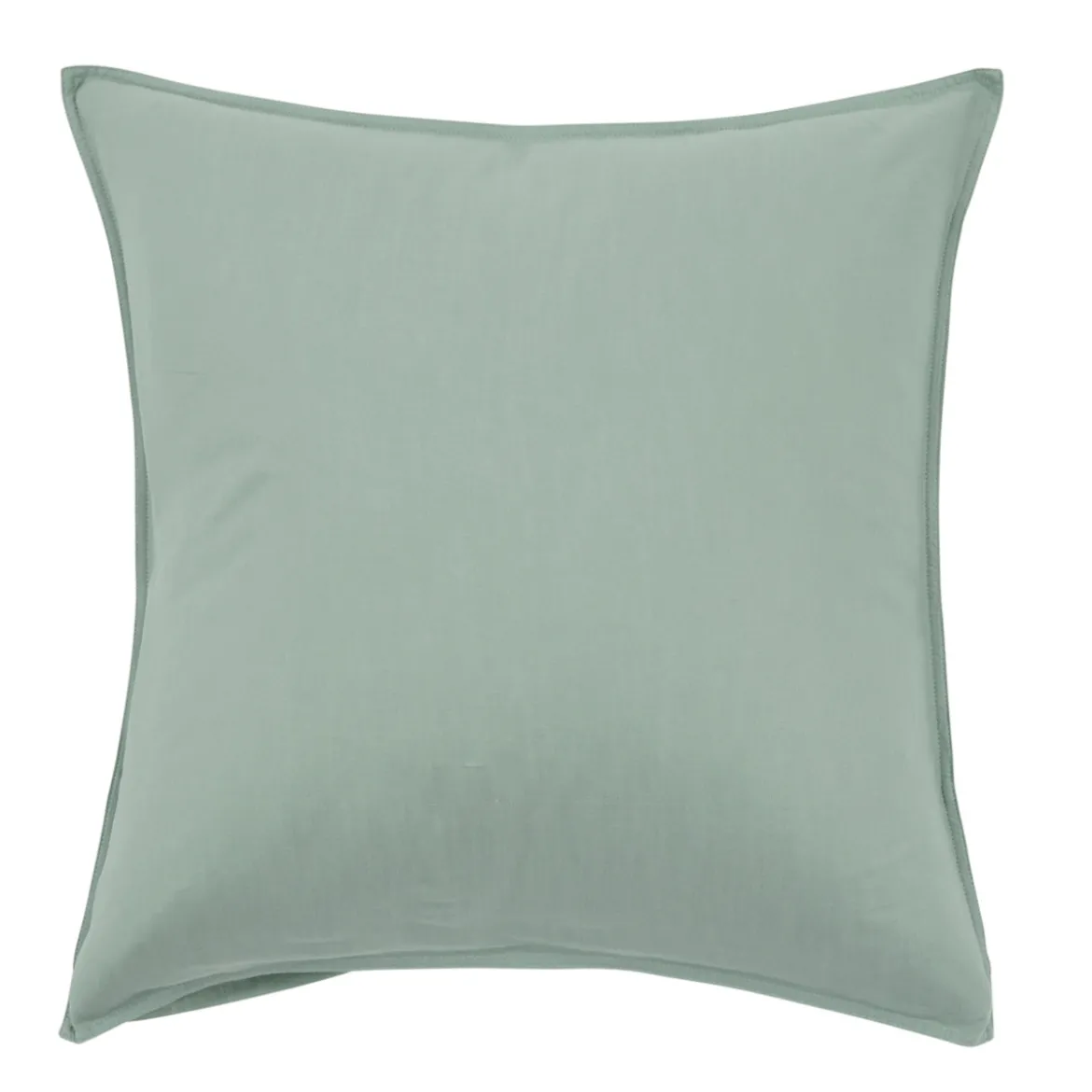 Washed Linen Look Sage Green European Pillowcase