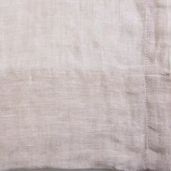Washed Linen Natural Sheer Curtain Pair 140x250cm