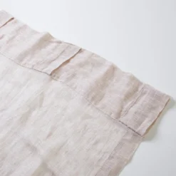 Washed Linen Natural Sheer Curtain Set of 2