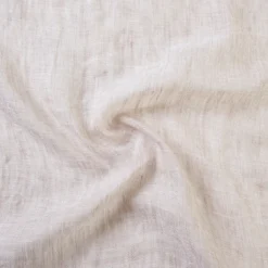 Washed Linen Natural Sheer Curtain Set of 2