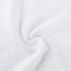 Washed Linen White Sheer Curtain Pair 180 x 250cm