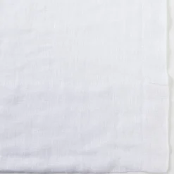 Washed Linen White Sheer Curtain Set of 2