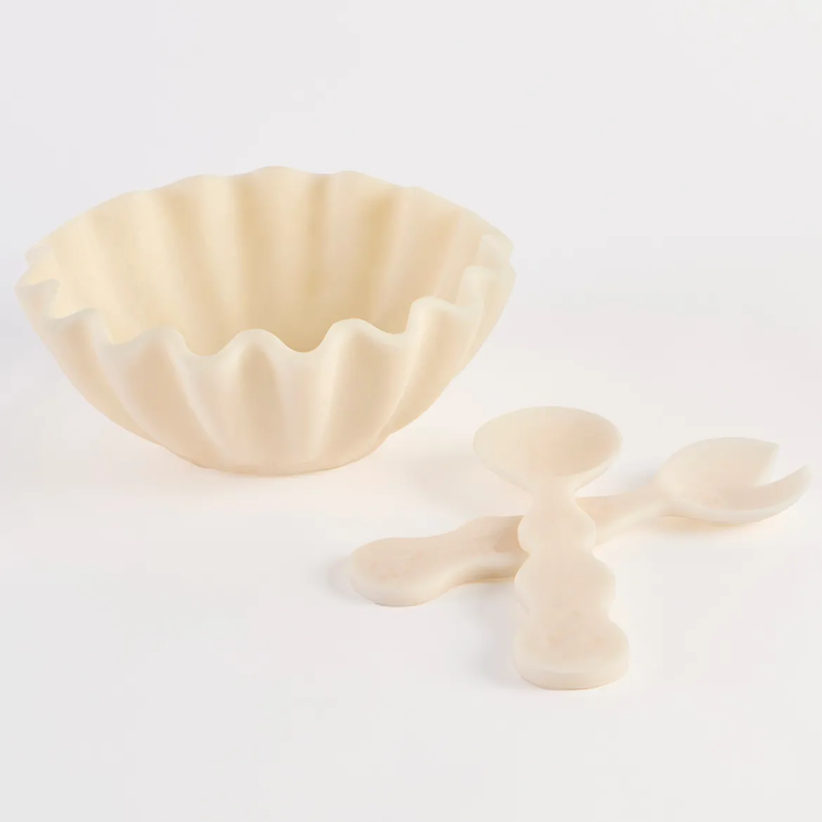 Wave Resin Fruit Bowl