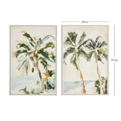 Whispers of the Tropics Framed Canvas Wall Art