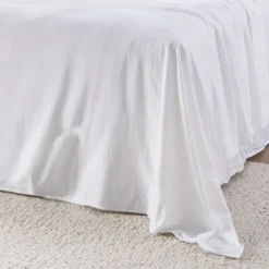 White Cotton Flannelette Sheet Set