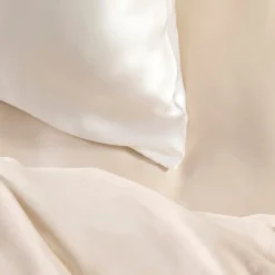 White Mulberry Silk Plain Pillowcase