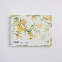 Wild Orchid Cork Placemat Set of 6