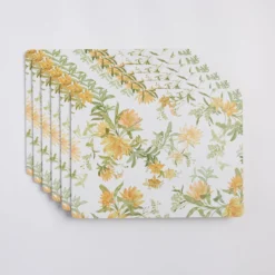 Wild Orchid Cork Placemat Set of 6