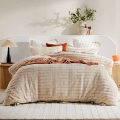 Winston Faux Fur Quilt Cover Set
